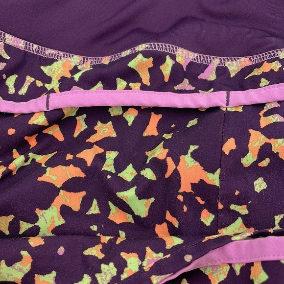 Reebok PlayDry Running Shorts SZ S Built in Underwear Purple Moisture Wicking - Picture 9 of 12